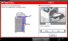Käyttöpaneelin näytön kuvaus
