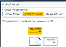Schermafbeelding bedieningspaneel