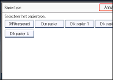 Schermafbeelding bedieningspaneel