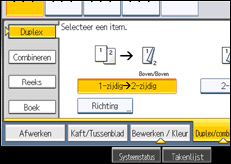 Schermafbeelding bedieningspaneel