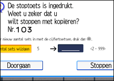 Schermafbeelding bedieningspaneel