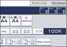 Schermafbeelding bedieningspaneel