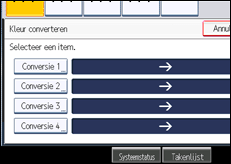 Schermafbeelding bedieningspaneel
