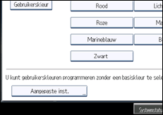Schermafbeelding bedieningspaneel