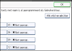 Schermafbeelding bedieningspaneel