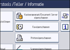 Schermafbeelding bedieningspaneel