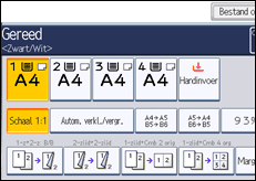 Schermafbeelding bedieningspaneel