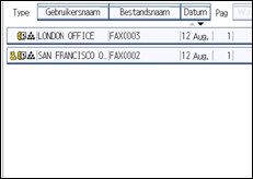 Schermafbeelding bedieningspaneel
