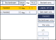 Schermafbeelding bedieningspaneel