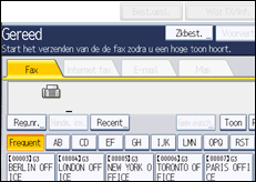 Schermafbeelding bedieningspaneel