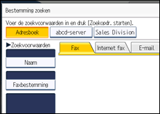 Schermafbeelding bedieningspaneel