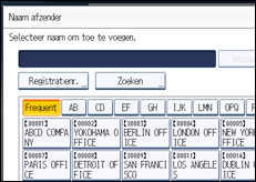 Schermafbeelding bedieningspaneel