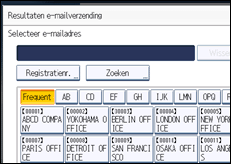 Schermafbeelding bedieningspaneel