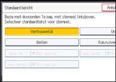 Schermafbeelding bedieningspaneel