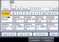 Schermafbeelding bedieningspaneel