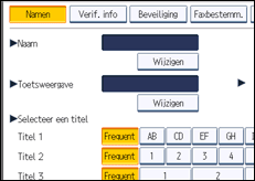 Schermafbeelding bedieningspaneel