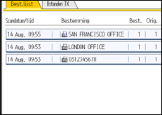 Schermafbeelding bedieningspaneel