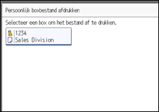 Schermafbeelding bedieningspaneel
