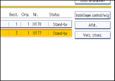 Schermafbeelding bedieningspaneel