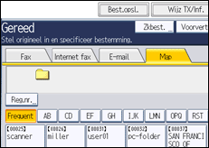 Schermafbeelding bedieningspaneel