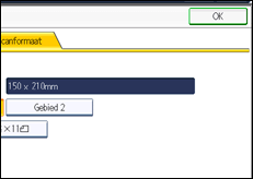 Schermafbeelding bedieningspaneel