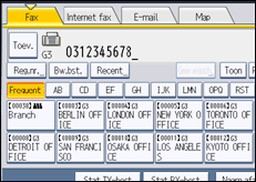 Schermafbeelding bedieningspaneel