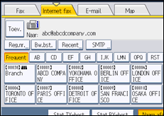 Schermafbeelding bedieningspaneel