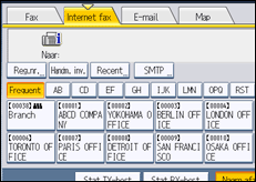 Schermafbeelding bedieningspaneel
