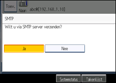 Schermafbeelding bedieningspaneel