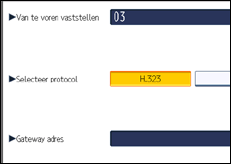 Schermafbeelding bedieningspaneel