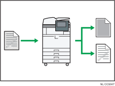 Deze illustratie toont hoe onbevoegd kopi&euml;ren kan worden voorkomen