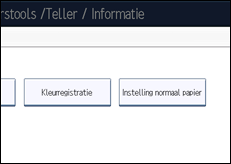 Schermafbeelding bedieningspaneel