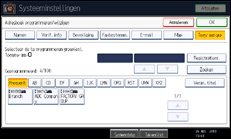 Schermafbeelding bedieningspaneel