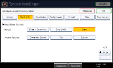 Schermafbeelding bedieningspaneel