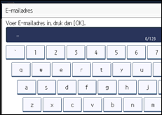 Schermafbeelding bedieningspaneel