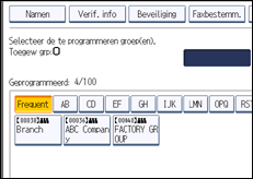 Schermafbeelding bedieningspaneel
