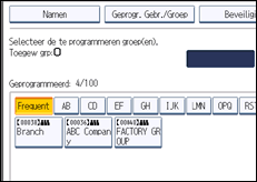 Schermafbeelding bedieningspaneel