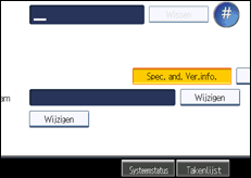 Schermafbeelding bedieningspaneel