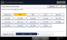Schermafbeelding bedieningspaneel
