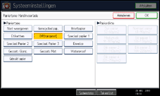 Schermafbeelding bedieningspaneel