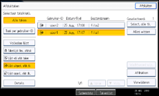 Schermafbeelding bedieningspaneel
