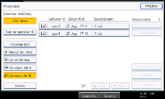 Schermafbeelding bedieningspaneel