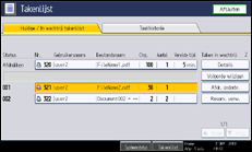 Schermafbeelding bedieningspaneel
