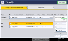 Schermafbeelding bedieningspaneel