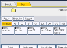 Schermafbeelding bedieningspaneel
