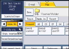 Schermafbeelding bedieningspaneel