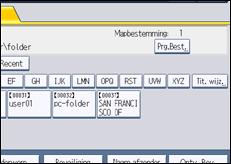 Schermafbeelding bedieningspaneel