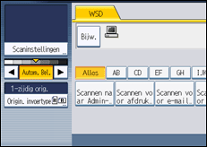 Schermafbeelding bedieningspaneel
