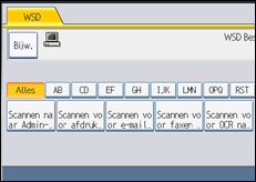 Schermafbeelding bedieningspaneel
