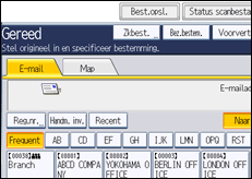 Schermafbeelding bedieningspaneel